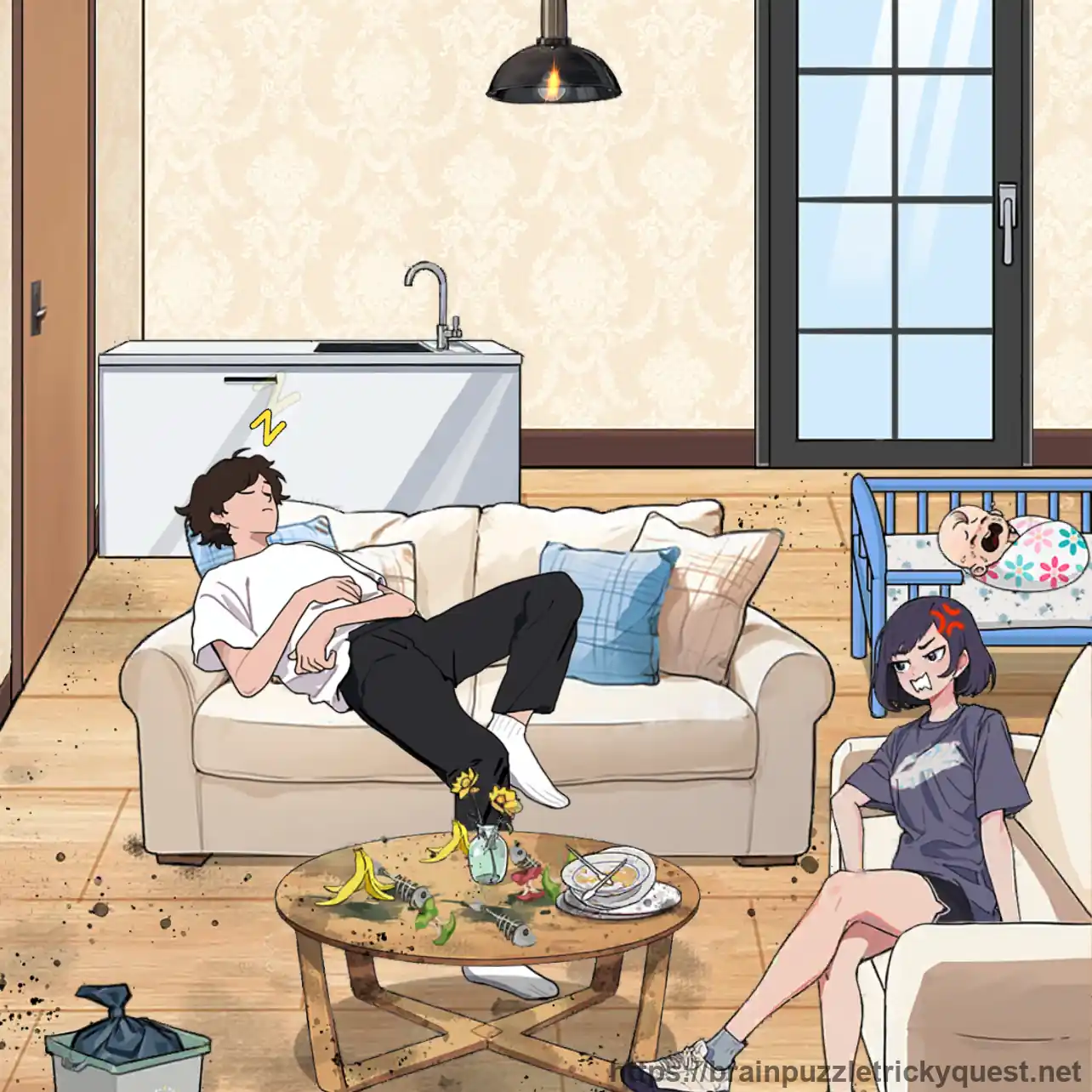 Brain Puzzle Tricky Quest Level 129 Solution Guide